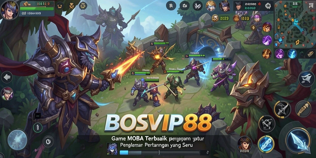 Gameplay seru dan pertarungan tim yang menegangkan di BOSVIP88.