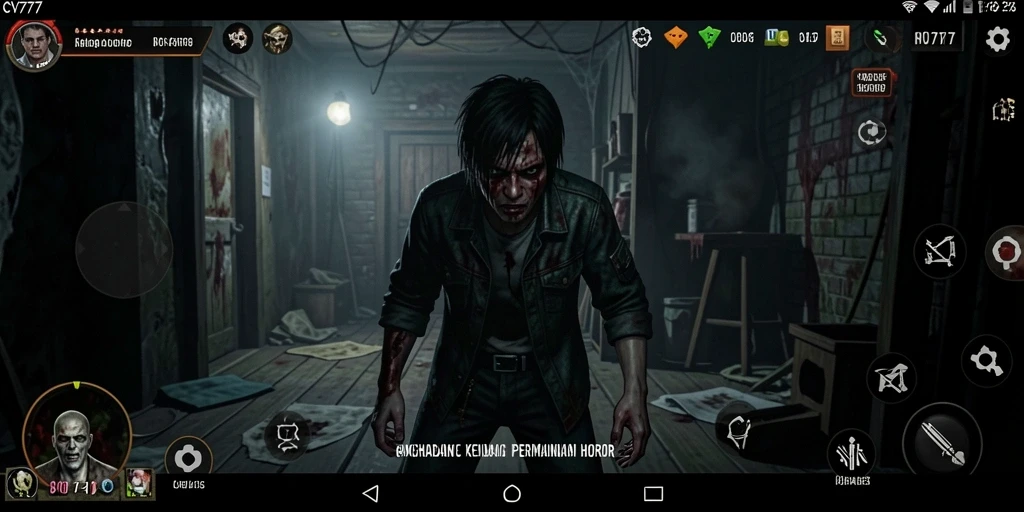 Tangkapan layar menampilkan momen mencekam dalam gameplay CV777.