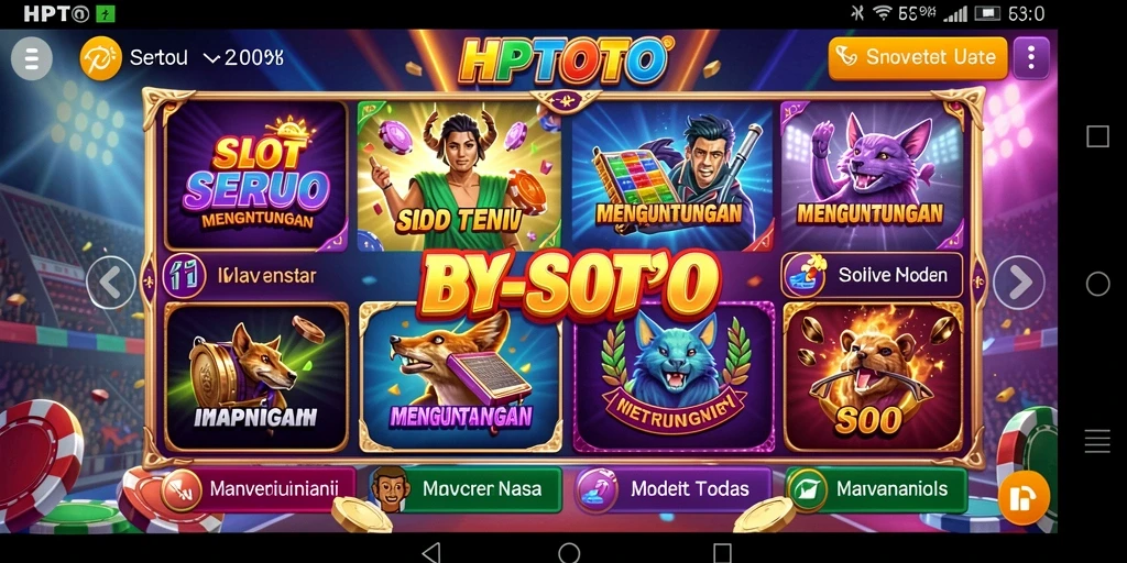 Tampilan menarik dari gameplay HPTOTO yang seru.