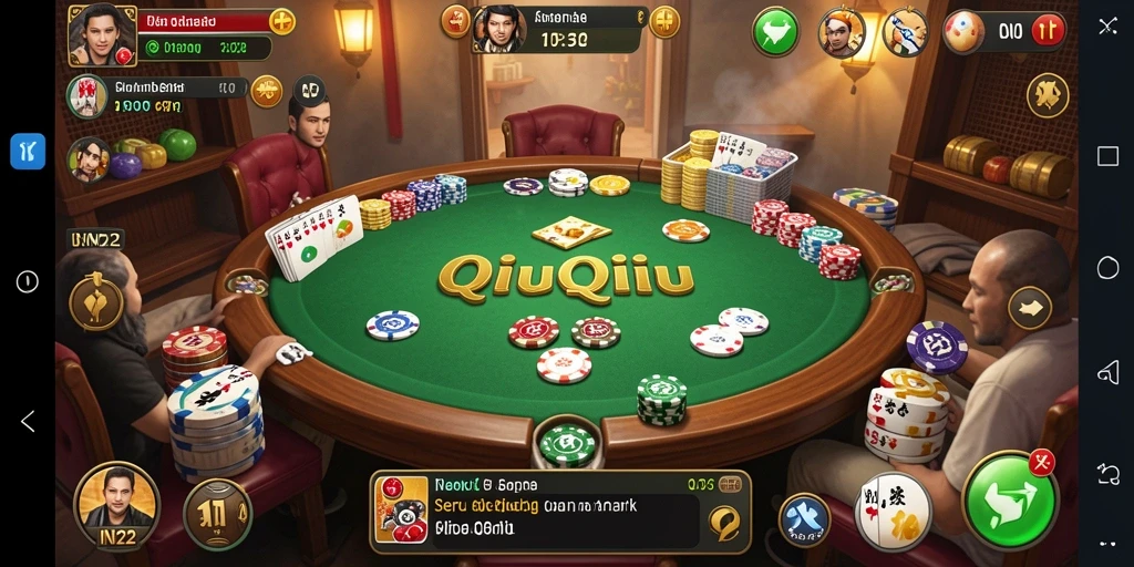 Screenshot gameplay QiuQiu yang seru di IN22.