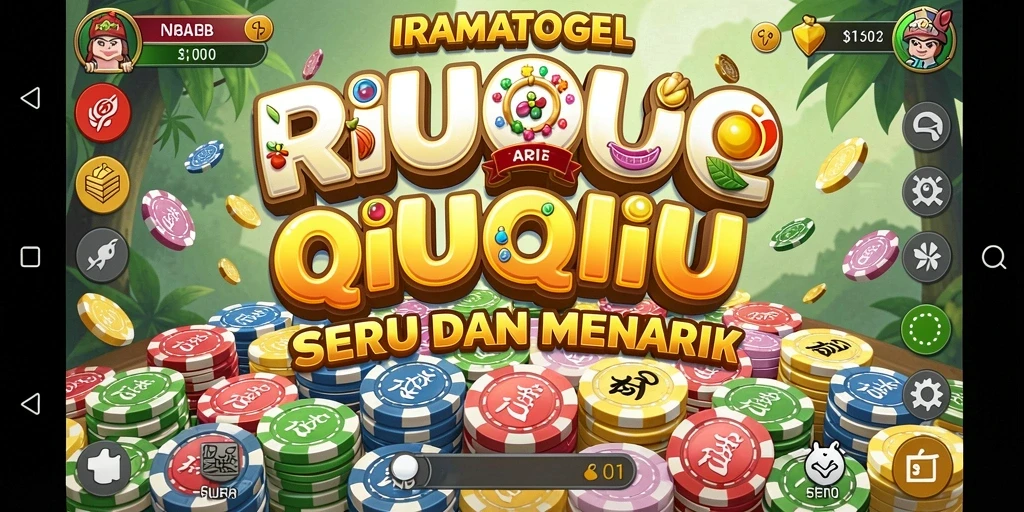 Tampilan gameplay seru QiuQiu di IRAMATOGEL.