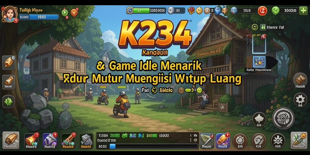 Tampilan gameplay yang menarik dan mudah dipahami dari K234.