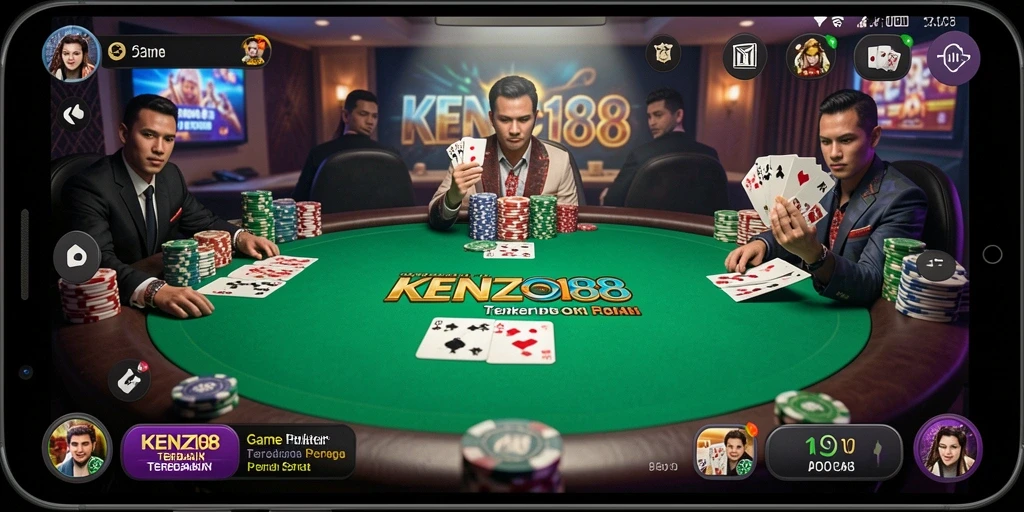 Tampilan gameplay KENZO188 yang seru dan mendebarkan.