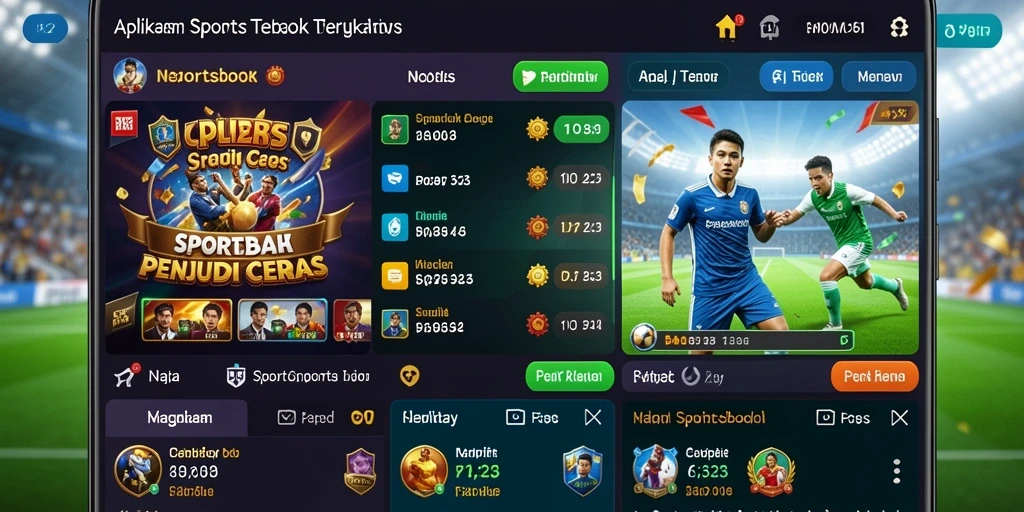 Tampilan gameplay Sportsbook yang menarik di aplikasi N32.