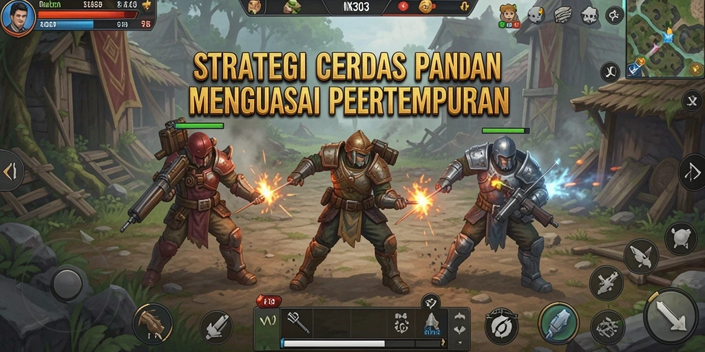 Tampilan gameplay menarik dalam pertempuran strategi NX303.