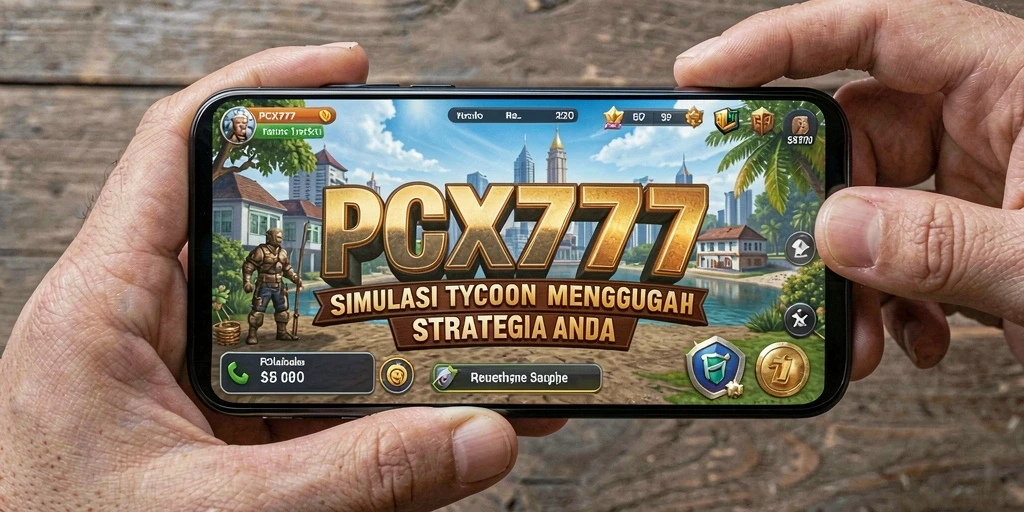 Screenshot gameplay PCX777 menampilkan suasana membangun empire Tycoon.