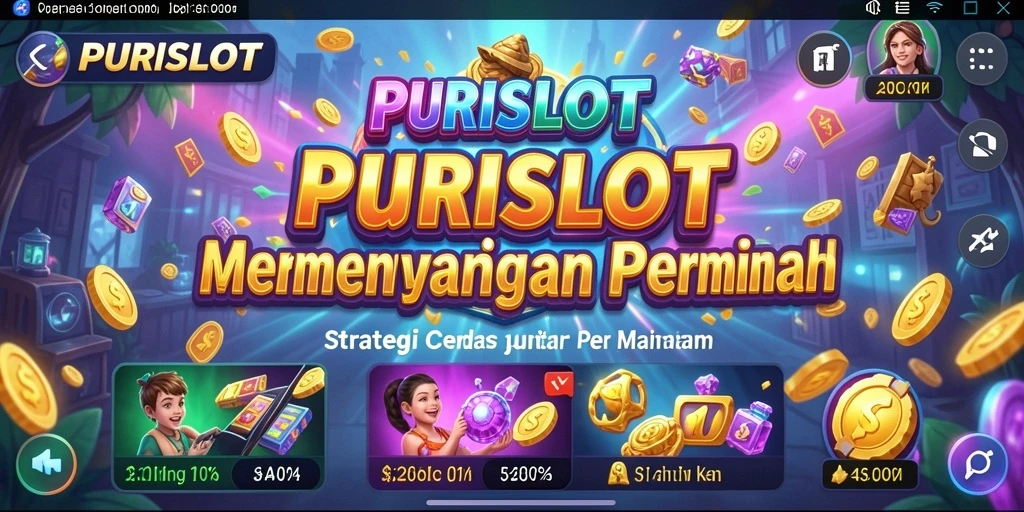 Tampilan gameplay <strong>PURISLOT</strong> yang menarik dan penuh strategi.