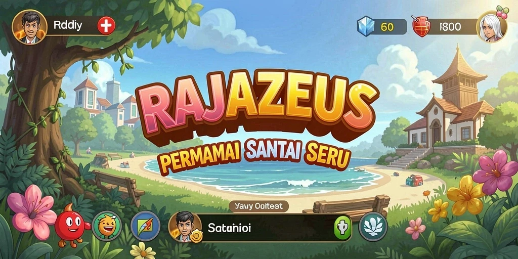 Screenshot gameplay RAJAZEUS yang memperlihatkan aksi menyenangkan.