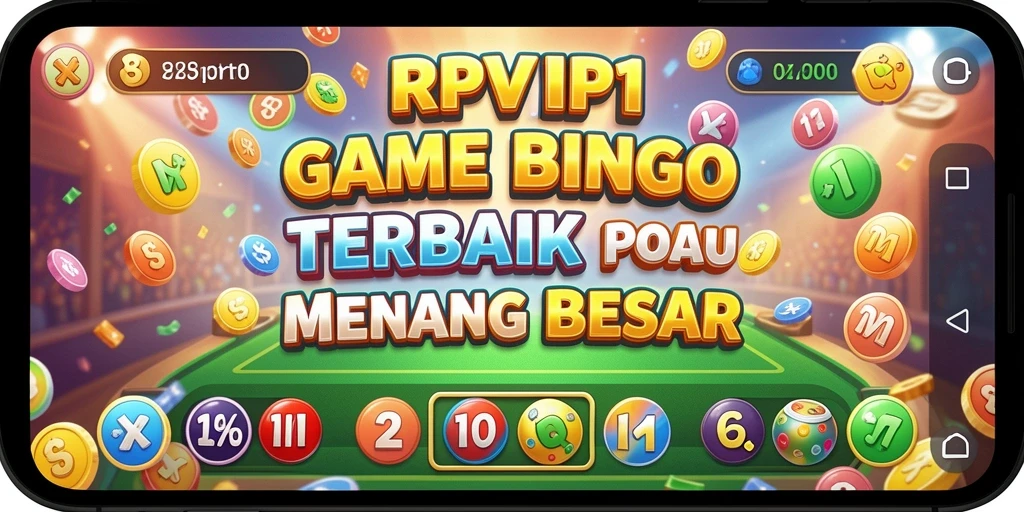 Screenshot utama RPVIP1 menampilkan gameplay Bingo yang menarik.