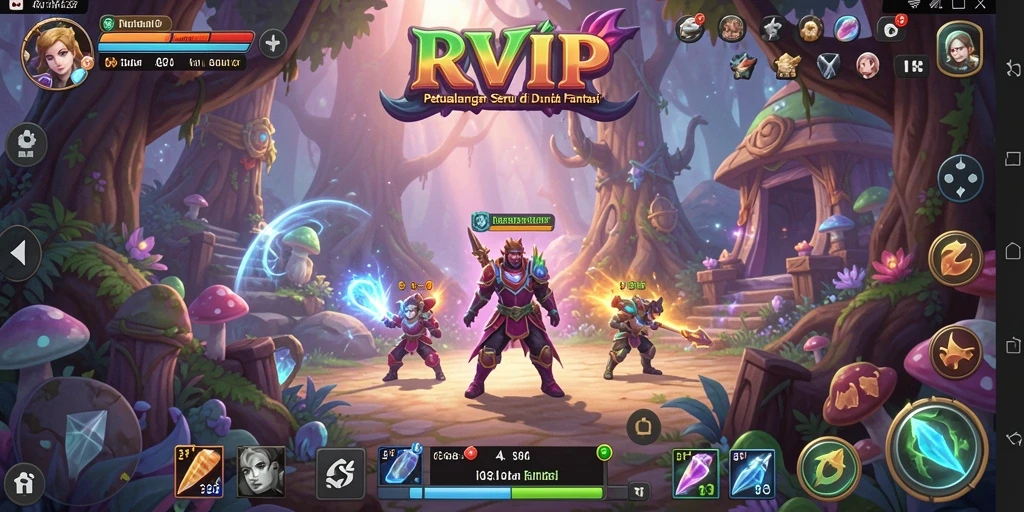 Gameplay RVIP yang penuh petualangan dan eksplorasi menarik.