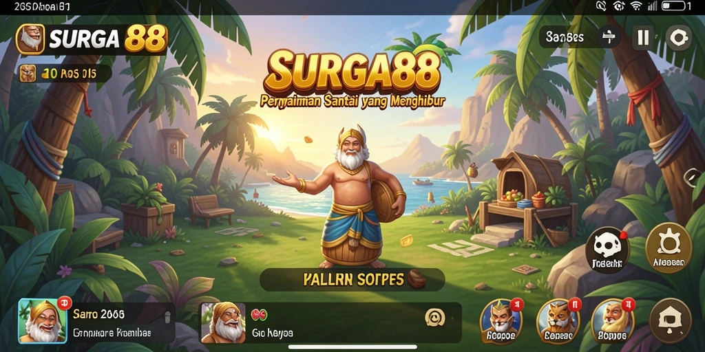 Tangkapan layar SURGA88 menunjukkan gameplay yang menarik dan menawan.