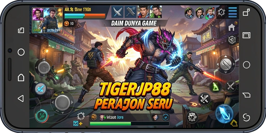 TIGERJP88 menampilkan aksi pertarungan yang menegangkan di arena.