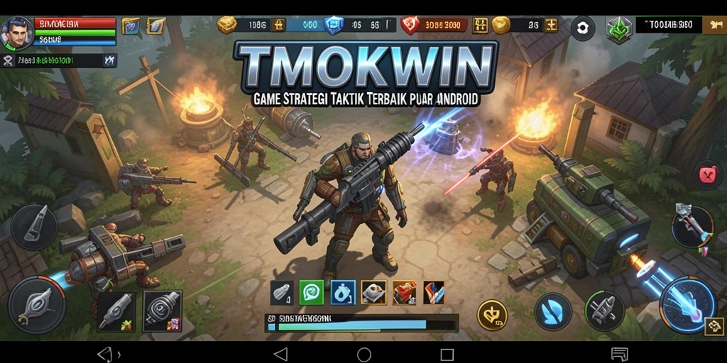 Screenshot gameplay TMOKWIN menampilkan aksi strategi yang mendebarkan.